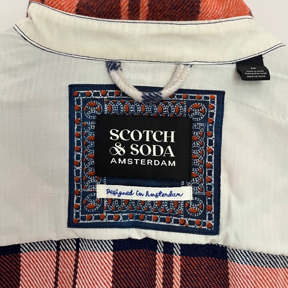 Wool Blend Check Belted Plaid Overshirt - Picture 5 of 8